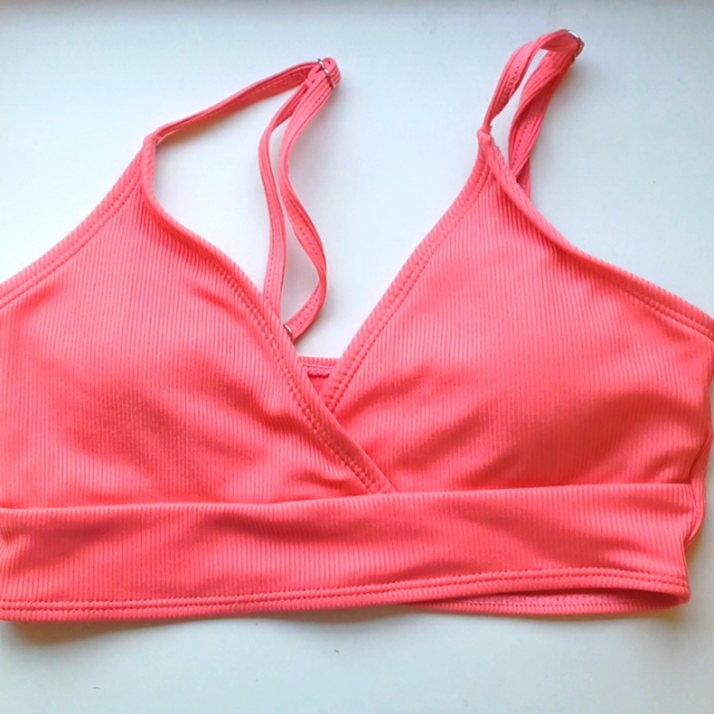 Coral bathing suit